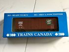 53730 1-2023 Trains Canada Ho Green Maple Leaf Box Car Nib