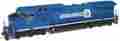 10001253 Atlas Ho Csx Patched Conrail Quality Dash 8-40cw 7302 Dcc Sound New