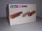 2-brown 10480 Kibri Undecorated Ribbed Containers Kit