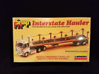 1049 Lindberg Interstate Hauler Ho Scale Gmc Astro With Stake Trailer