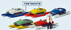 10685 Preiser Ho Scale Pedal Car Boats Rental Set