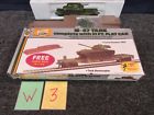 11112 Ahm Action Force Tank Flat Car Ho Scale Model Train