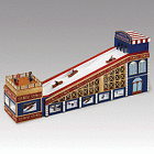 115478 Advanced Rail Ho Scale Operating Fair Giant Slide W Figures Plays 30 Songs Bu Assembled