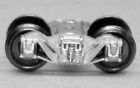 Kb1216 1216 Bethlehem Barbar Stabilized Trucks Metal Wheels Ho Model Railroad Unpainted