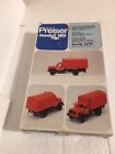 1278 Preiser Ho Tank Civil Protection Red Vintage Kit Unassembled