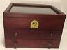 14-00952-001 Hawthorne Village Train Display Cabinet Glass Fitted Lid Drawers Ho