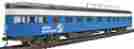 145879 Walthers Great Northern Big Sky Blue 10 Car Passenger Set Ho Scale