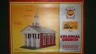 15804 Ahm Lighted Church Scale Ho Nib Building Colonial