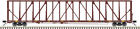 20004513 Atlas Centerbeam Flatcar First Union Rail