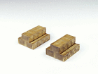 20211 Classic Metal Works Cmw Ho Stacked Wooden Crates New Free