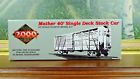 21198 Proto Mather Single Deck Stock Car Baltimore And Ohio Ho