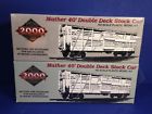 0770717 21383 Set Of Double Deck Mather Stock Car Ho 077071213837