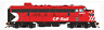 222517 Rapido Ho Cp Rail Gmd Stripes Pacman Road Dc Dcc