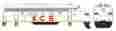 24048 Locomotive Bowser Ho Scale F-7a Kansas City Southern Rd 4057 New Release