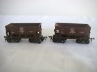26593 Lot Hopper Scale Train Cars Ho Coal 2 -