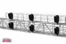 3-aspect 4025 Blma Models Ho Modern Triple Track Signal Bridge W 6 Heads Led 812838014995