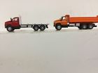 3004-36 Boley Two Gmc Topkick Trucks Axle Flatbed Truck And Dump