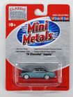 30185 Classic Metal Works Ho Light Blue Metallic Chevrolet Impala