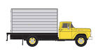 30478 Classic Metal Works Ho Mini Metals Ford Box Truck Yellow