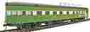 31568 Walthers Ho Scale Bn 10 Car Hockey Stick Green Passenger Set