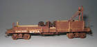 Tc3370 3370 Trout Creek Sp Narrow Gauge Wheel Truck Car Unpainted Wood