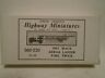 1923 360-220 Jordan Products Highway Miniatures Ho Mack Aerial Ladder Fire Truck