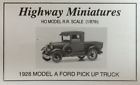 1928 360-240 Jordan Highway Miniatures Model Ford Pick Up Truck