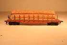 50589 40 Union Log Athearn Flet Ho Bed Staked Load Pacific
