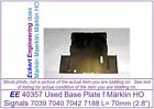 40357 Rklin Ee Used Ho Base Plate For Semaphore Signals