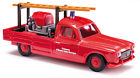 42301 Ho Busch Peugeot Fire Department Pickup Scale Model Truck