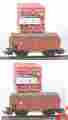 441-311h Marklin Ho 311h 2 Axle Die Cast Gondola With Simulated Wood Load Ex Bx 1950s