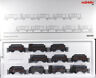 441-46030 Rklin Ho Db Axle Coal Gondola Ten Car Set To