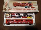 46-1200-02 Bachmann Santa Fe Tri Level Car Transporter New But Box 46-1200-02 Bachmann Santa Fe Tri Level Car Transporter New But Box