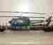47019 Marklin 4mfor Helicopter On Flatbed Ho Bavarian Border Police German