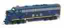 49071s-03 4577 Railroad Blue Scheme Intermountain Railway Co Baltimore Ohio Rr Emd F7a All W Tsunami Sound System Ho-scale 844201014387