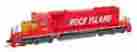 49345s-01 Intermountain Ho Rock Island Sd40-2 Dcc Sound 4792