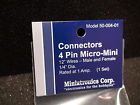 Rated651261500411  50-004-01 Miniatronics Connectors 4 Pin 651261500411