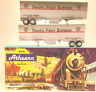 5169 Athearn Ho Scale Van Trailers Pacific Fruit Custom Weathered