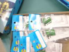 5667 Athearn Box Of Pkgs Conventional Tractor Kits Undec Green Nos
