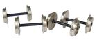 586614 Northwest Short Line Nickel Silver Wheelset Flush Axl