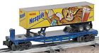 6-26070 Lionel Nestle Nesquik Flat Car With Trailer Made In Usa