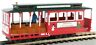 60535 Bachmann Ho Christmas Cable Car With Grip Man 022899605357