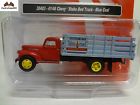 30483 658819304842 Mini Metals Chevy Stake Bed Truck Blue Coal