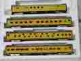 1930 6963 Smooth Side Rivarossi Ho Set B Ss 4 Car Passenger Cars Up Rr Mib