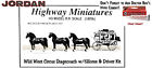 6horse Stagecoach Kit Highway Driver Hon3 Jordan Wild Circus West Miniatures