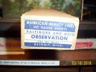 80-85 American Beauty Models Ho Gauge Shorty Baltimore Ohio Observation