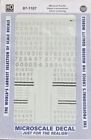 87-1107 Microscale Missouri Pacific Steam Locomotives Silver Lett Ho Scale Nos