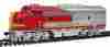 920-41276 Santa Locomotive Walthers Proto 1 87 Ho Fe Emd F3a 17l Sound Dcc