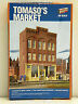 933-3179 Walthers Ho Scale Tomasos Market Building Kit 616374026937