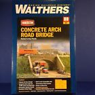 933-3196 Walthers Cornerstone Concrete Arch Road Bridge Ho Scale 616374041602
